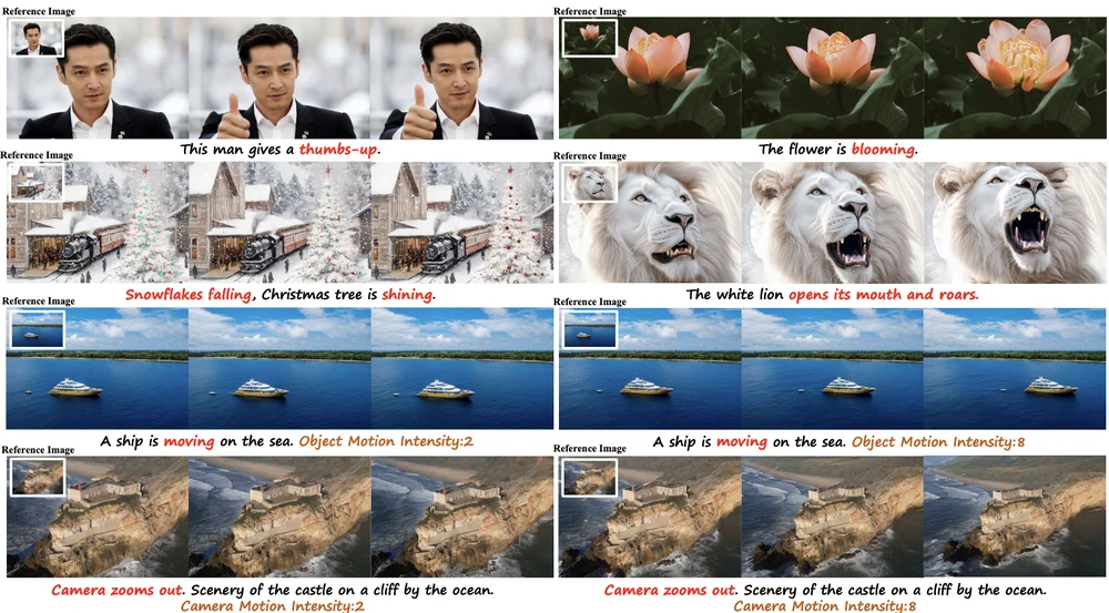MotionStone video generation examples
